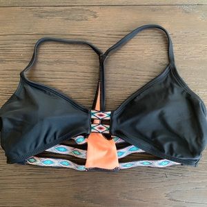 black bikini top